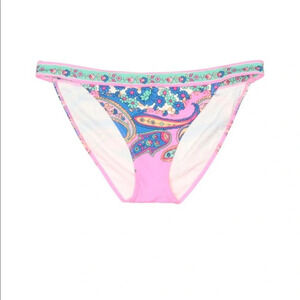 Victorias Secret large pink floral bikini bottoms
